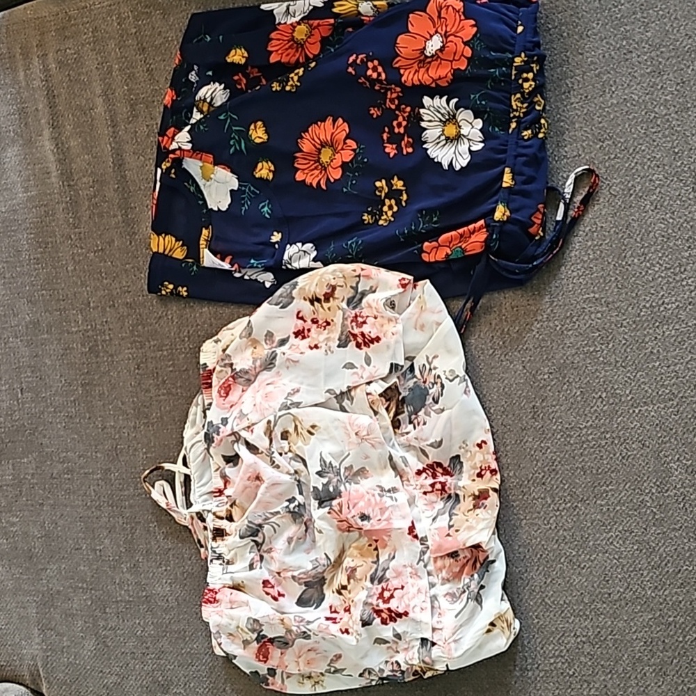 Two Sirenlily Maternity Shirts